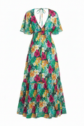Ladies Floral Maxi Dress