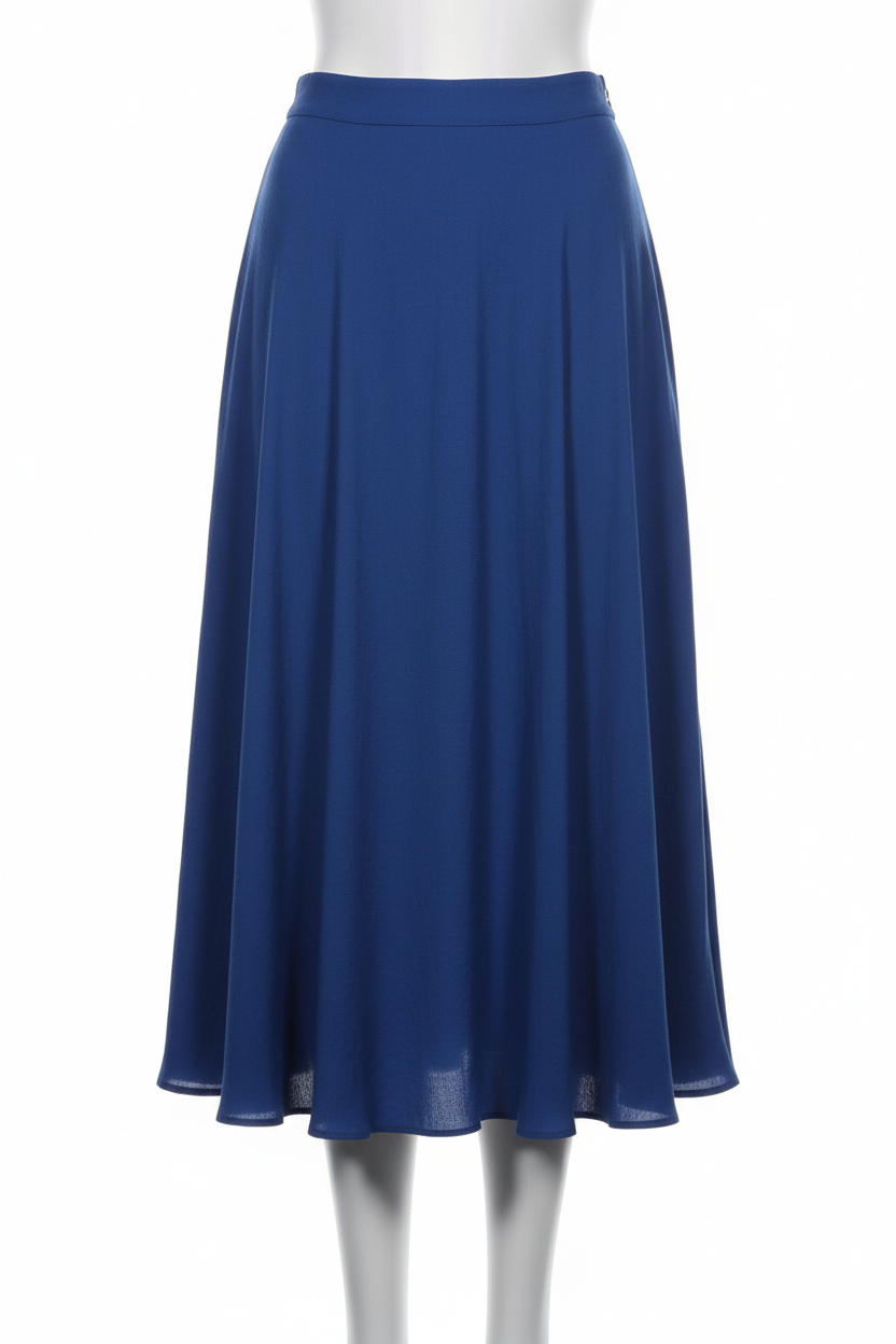 Ladies A-Line Midi Skirt