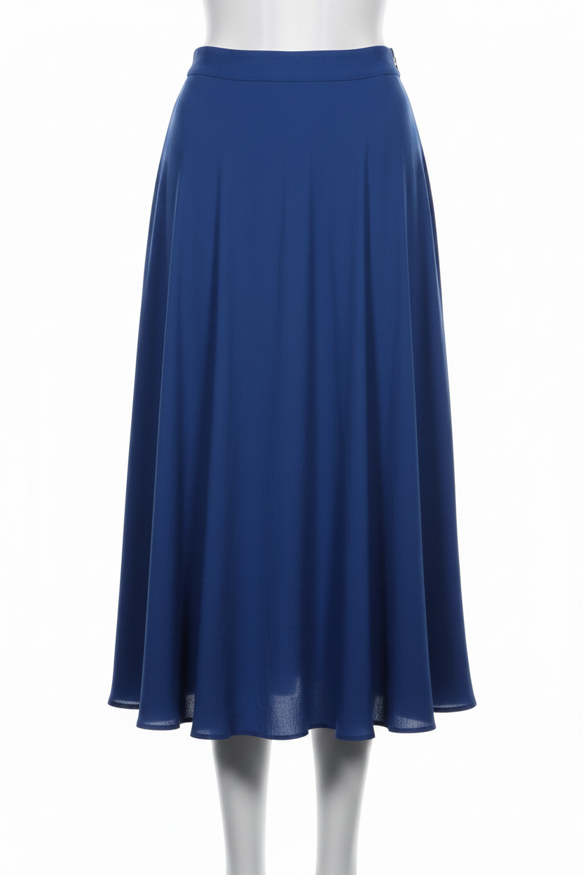 Ladies A-Line Midi Skirt